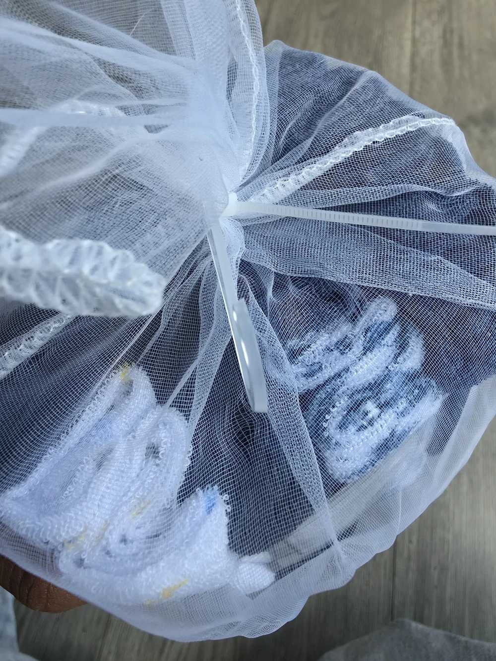 Zack & Zoey Baby Blue and White 24 Pack Washcloth Set, New